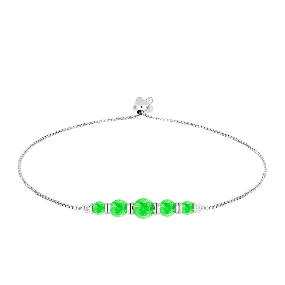 Silberarmband mit Hyalit-Opal