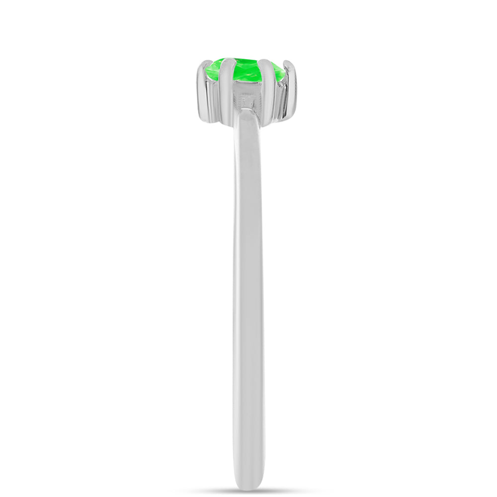 Silberring mit Hyalit-Opal