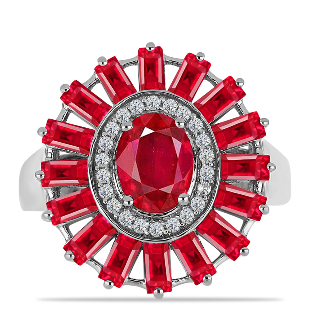 Silberring mit rotem Achat