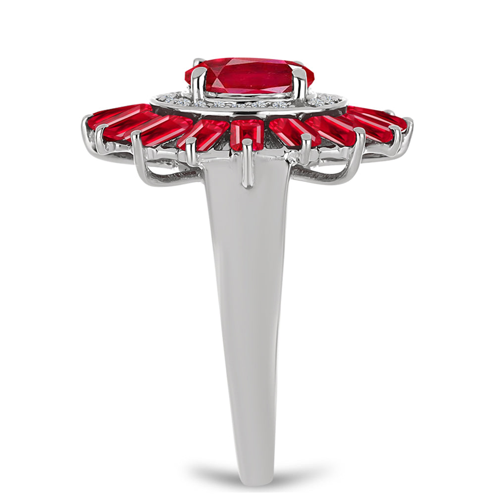 Silberring mit rotem Achat