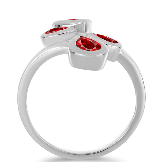 Silberring mit rotem Achat