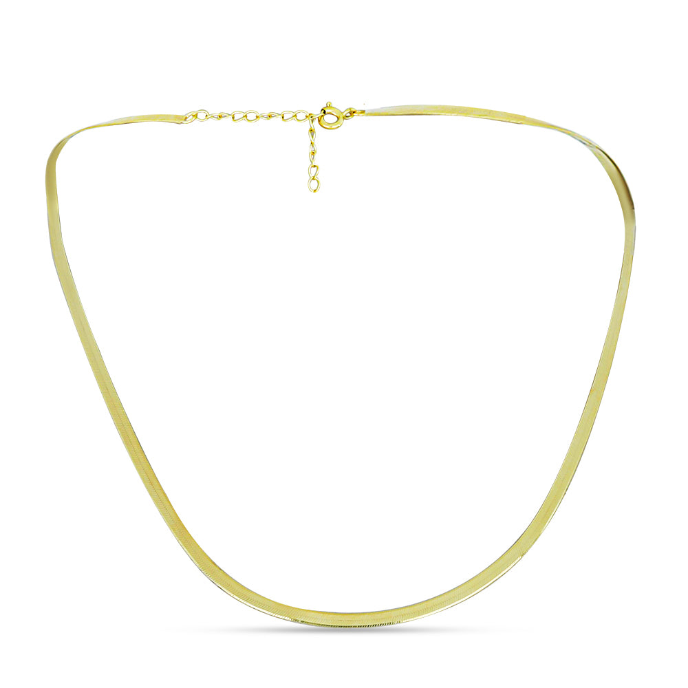 Goldplattierte Silberhalskette