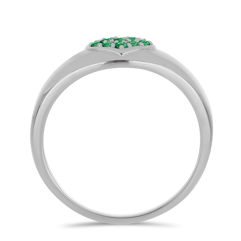 Silberring mit natürlichem Alexandrit