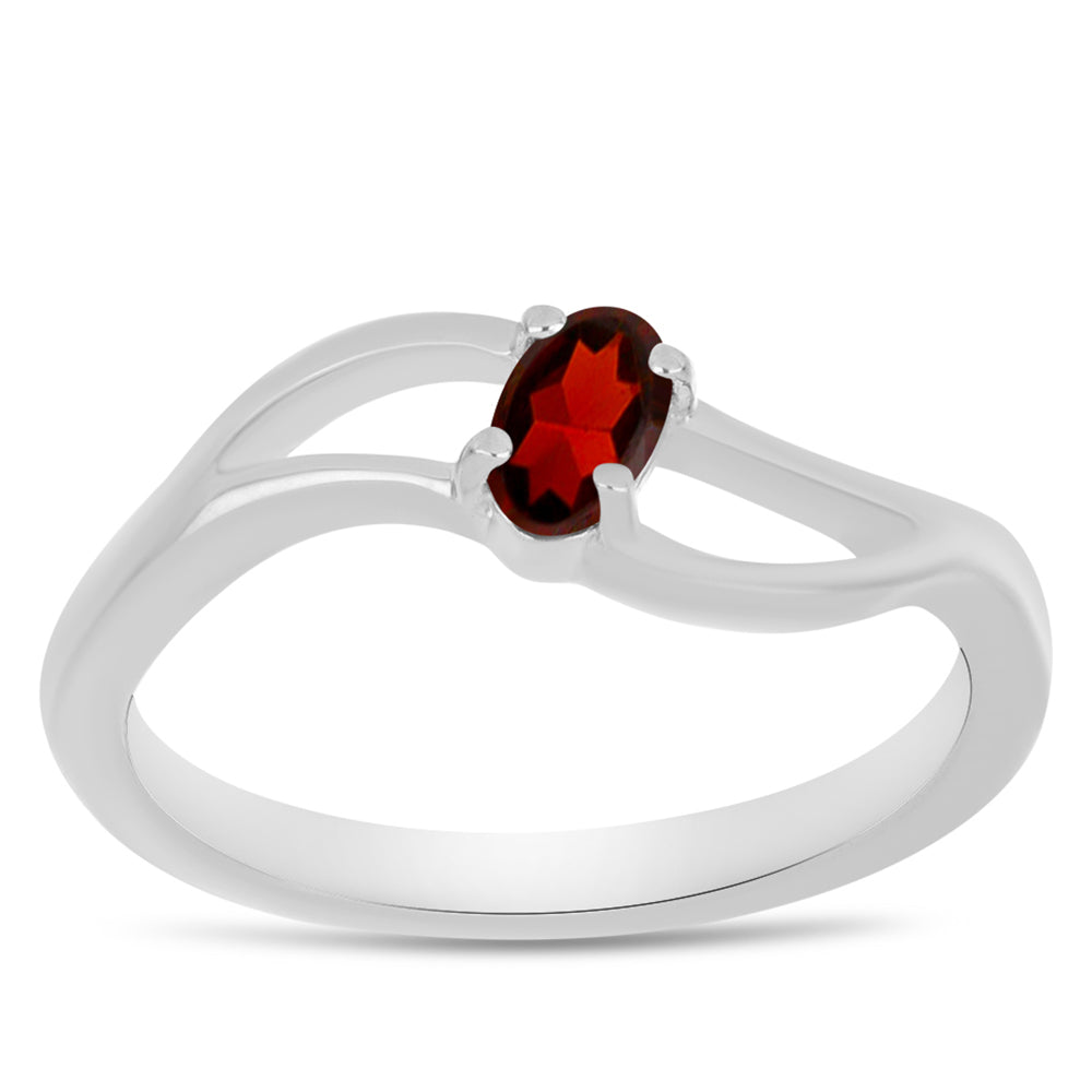 Silberring mit Barton Granat