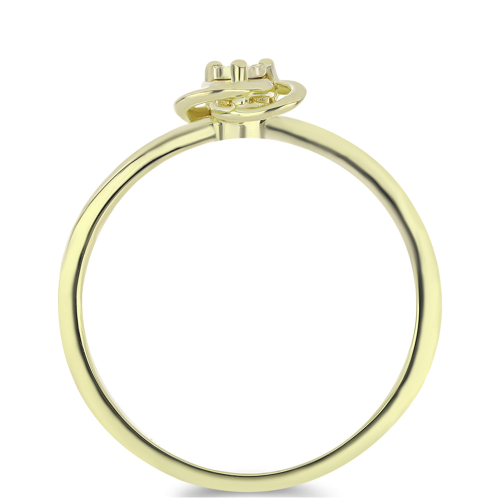schmuckgarnitur aus Goldplattierte Silber mit rotem Diamant