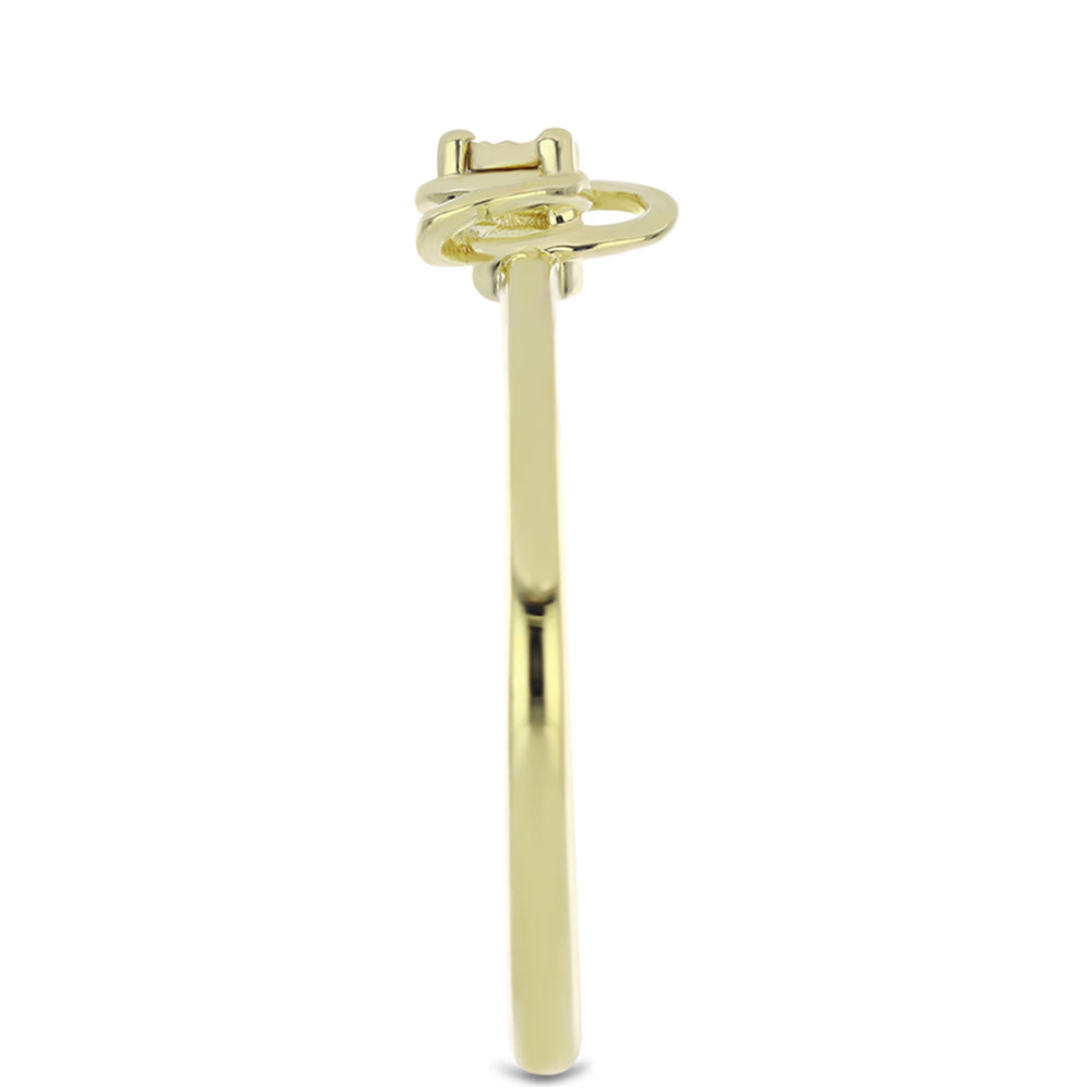 schmuckgarnitur aus Goldplattierte Silber mit rotem Diamant