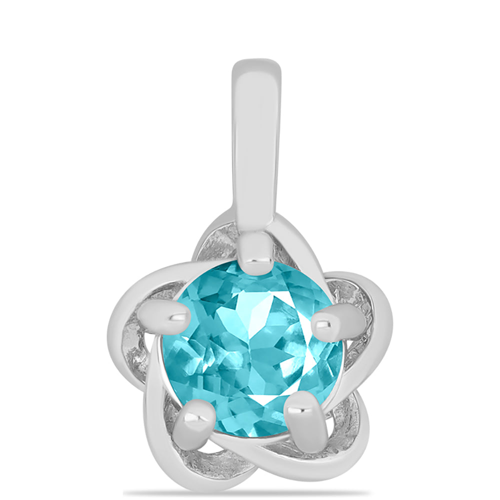 schmuckgarnitur aus Silber mit Paraiba Quarz 3
