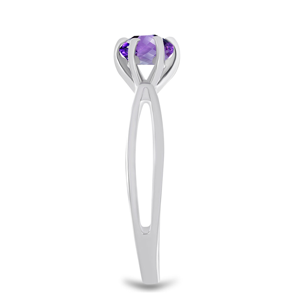 Silberring mit marokkanischem Amethyst