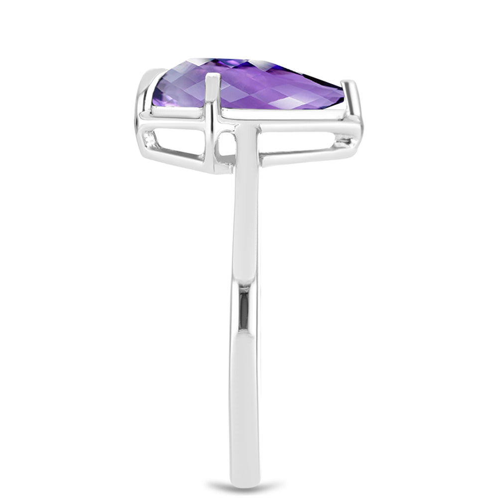 Silberring mit marokkanischem Amethyst