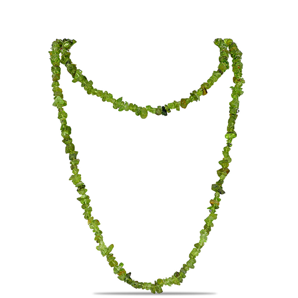 Nugget Halskette mit Peridot aus Changbai