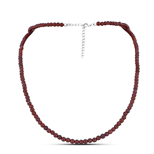 Silberhalskette mit Barton Granat