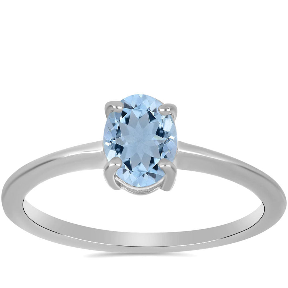Silberring mit Aquamarin aus Embu County