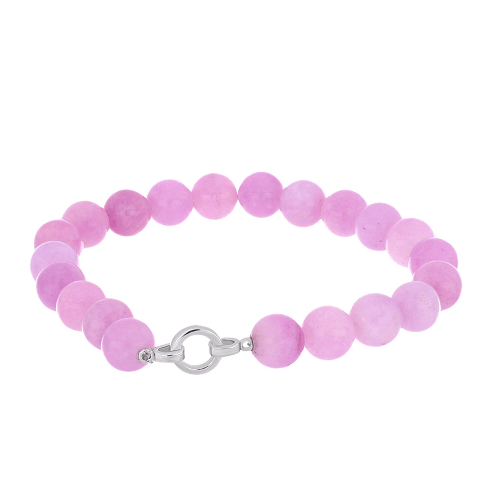 Silberarmband mit Kunzit aus Pala