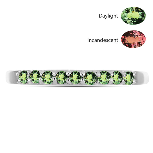 Silberring mit natürlichem Alexandrit