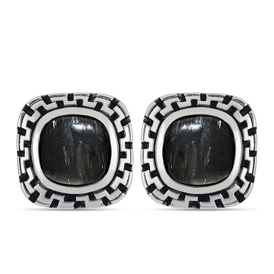 Silberohrringe mit Picasso Jaspis