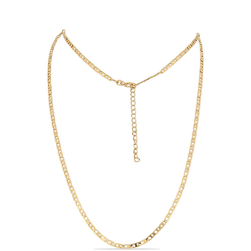 Goldplattierte Silberhalskette