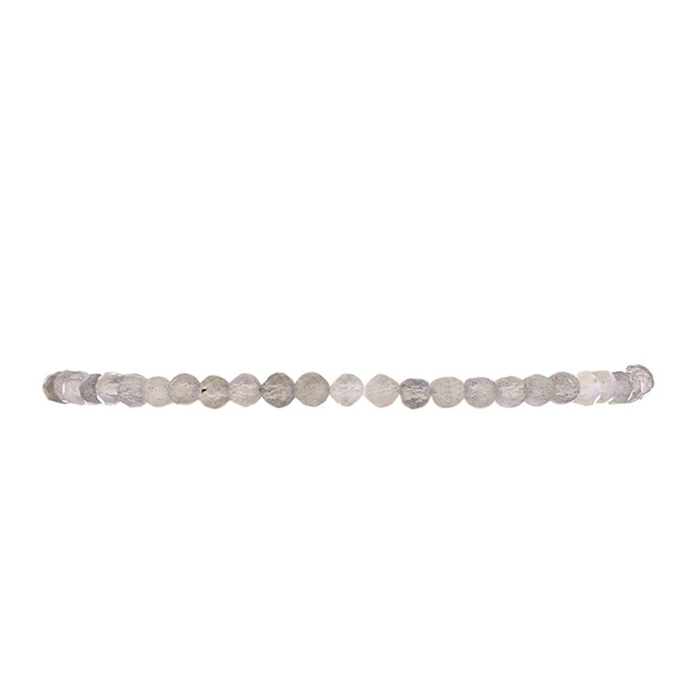 Goldplattiertes Silberarmband mit Labradorit