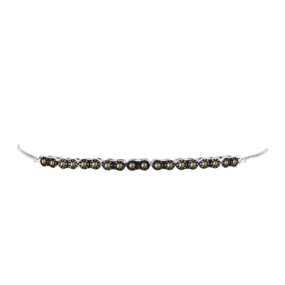 Silberarmband mit österreichischem Markasit