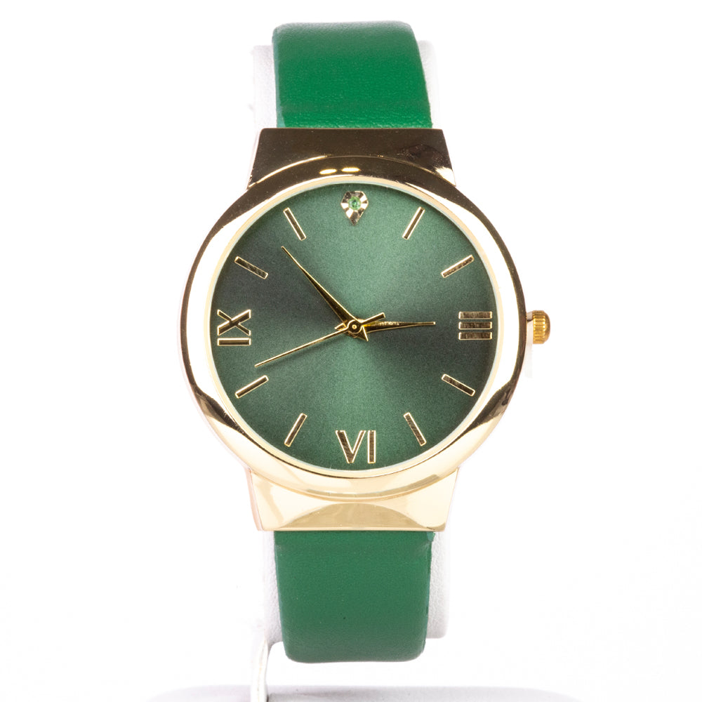 aus goldplattierter Legierung mit Smaragd 1