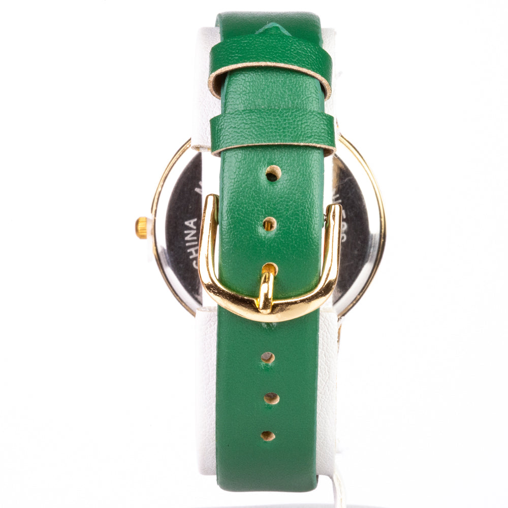 aus goldplattierter Legierung mit Smaragd