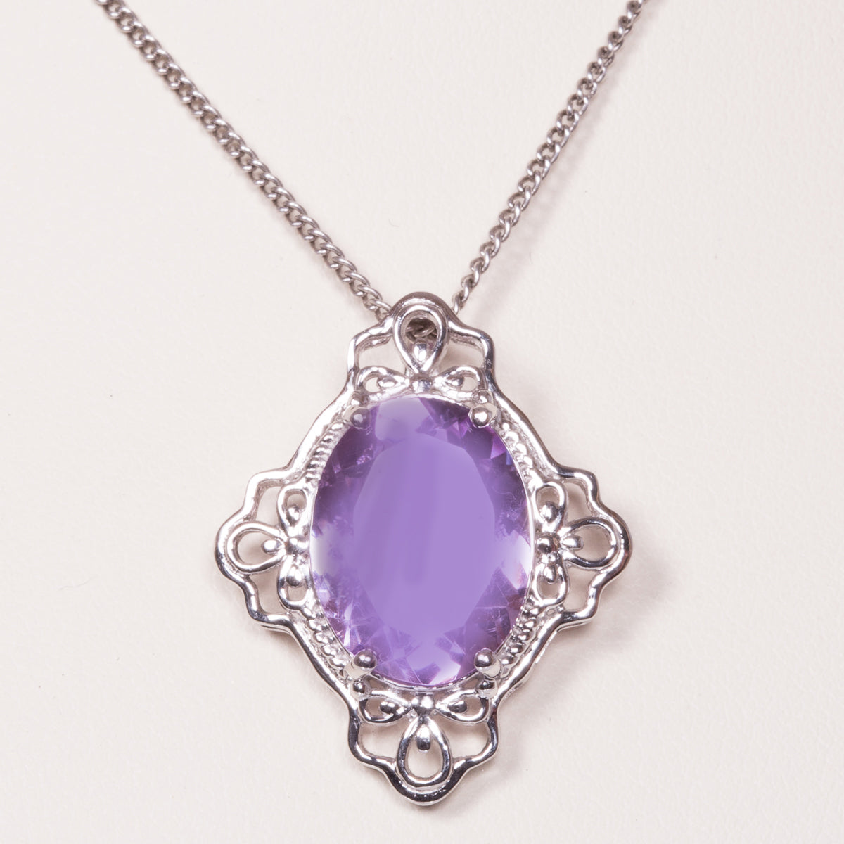 Silberanhänger mit Amethyst aus Artigas