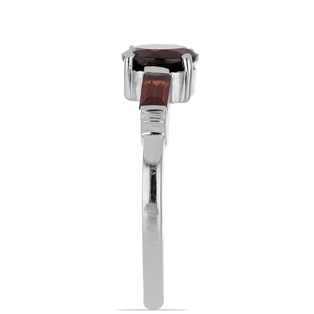 Silberring mit Barton Granat