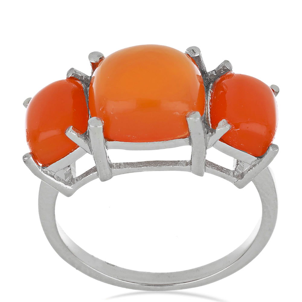 Silberring mit Karneol