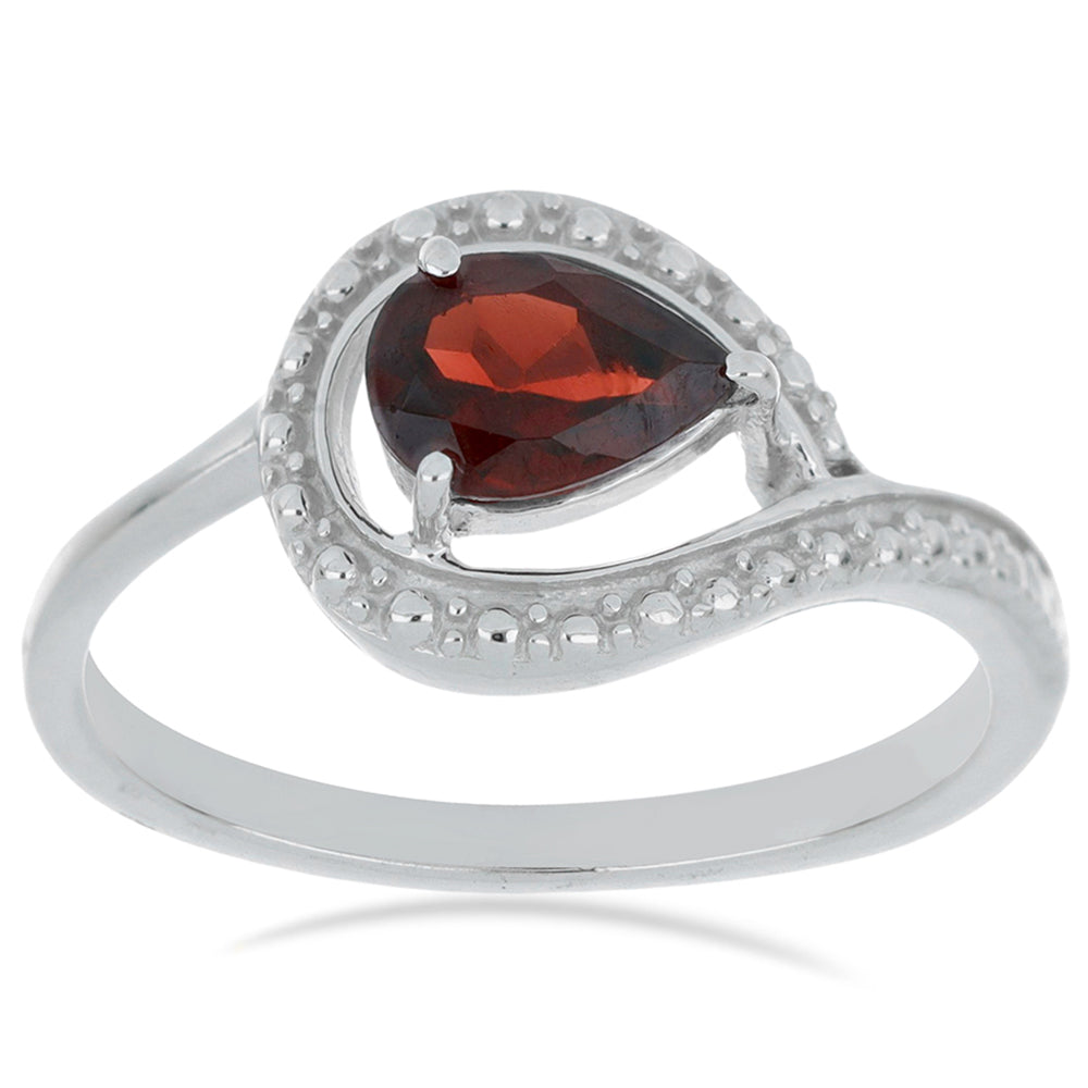 Silberring mit Barton Granat