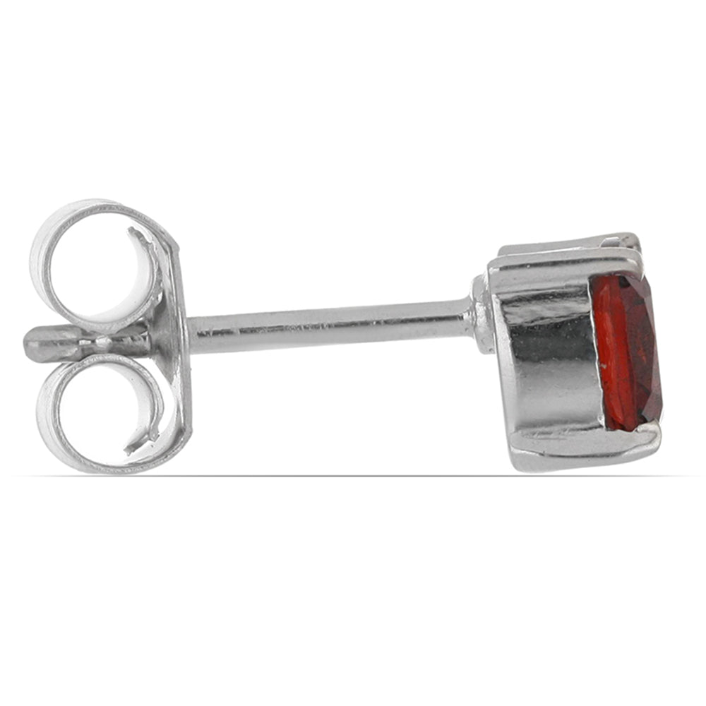 Silberohrringe mit Barton Granat