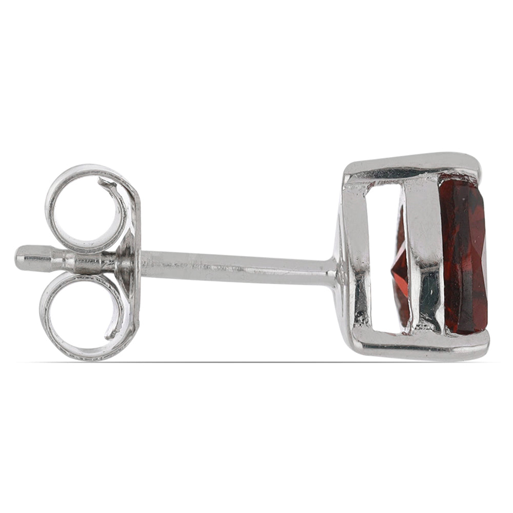 Silberohrringe mit Barton Granat