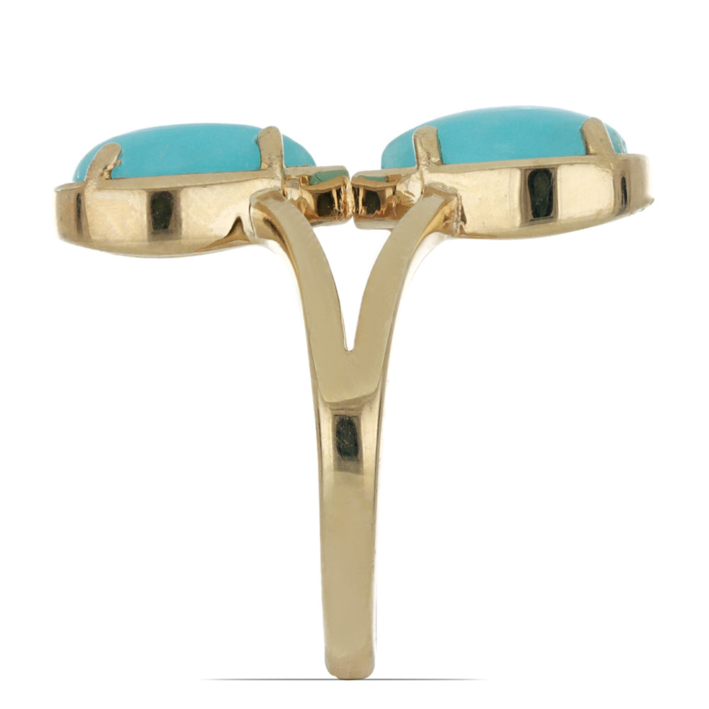 Goldplattierter Silberring 2