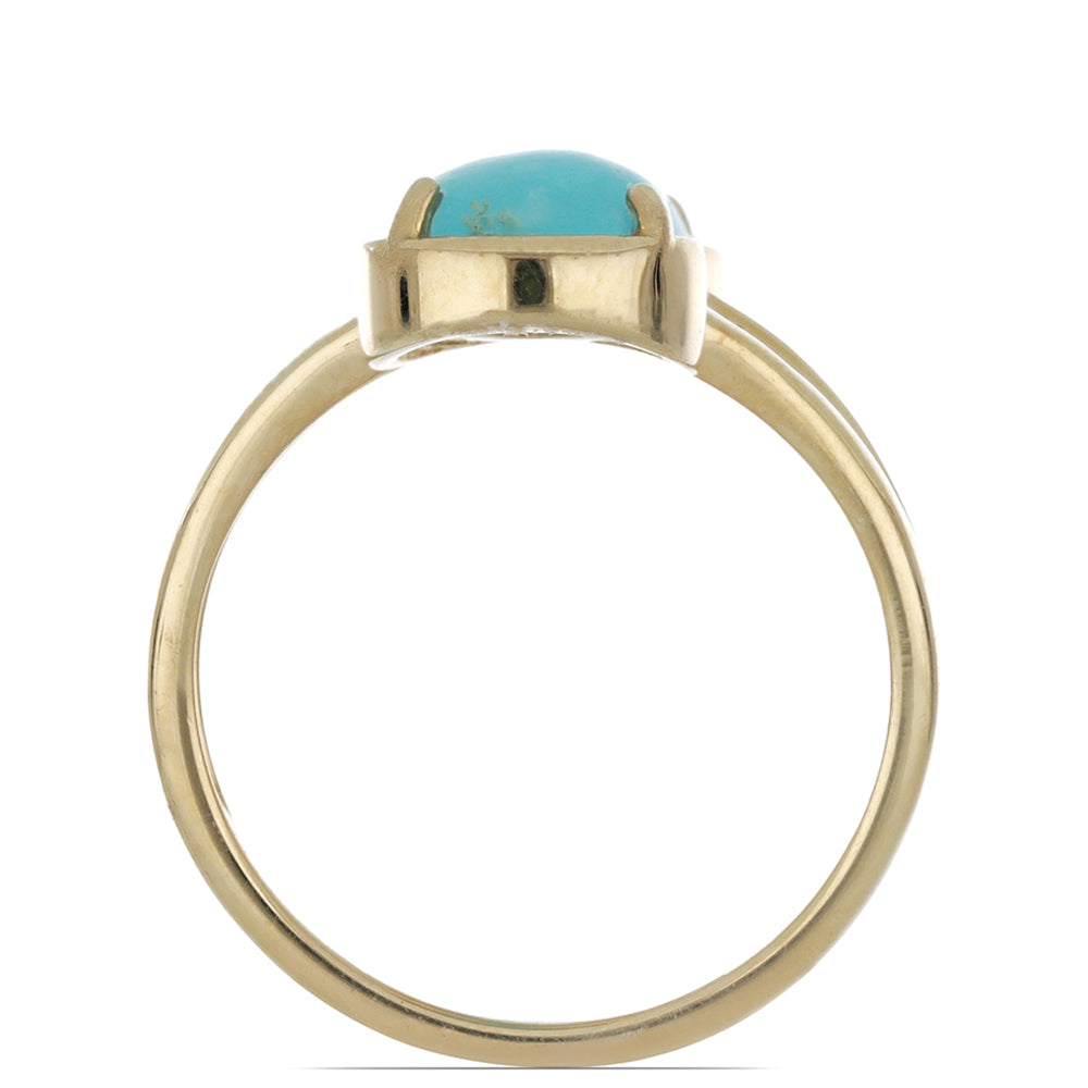 Goldplattierter Silberring 3