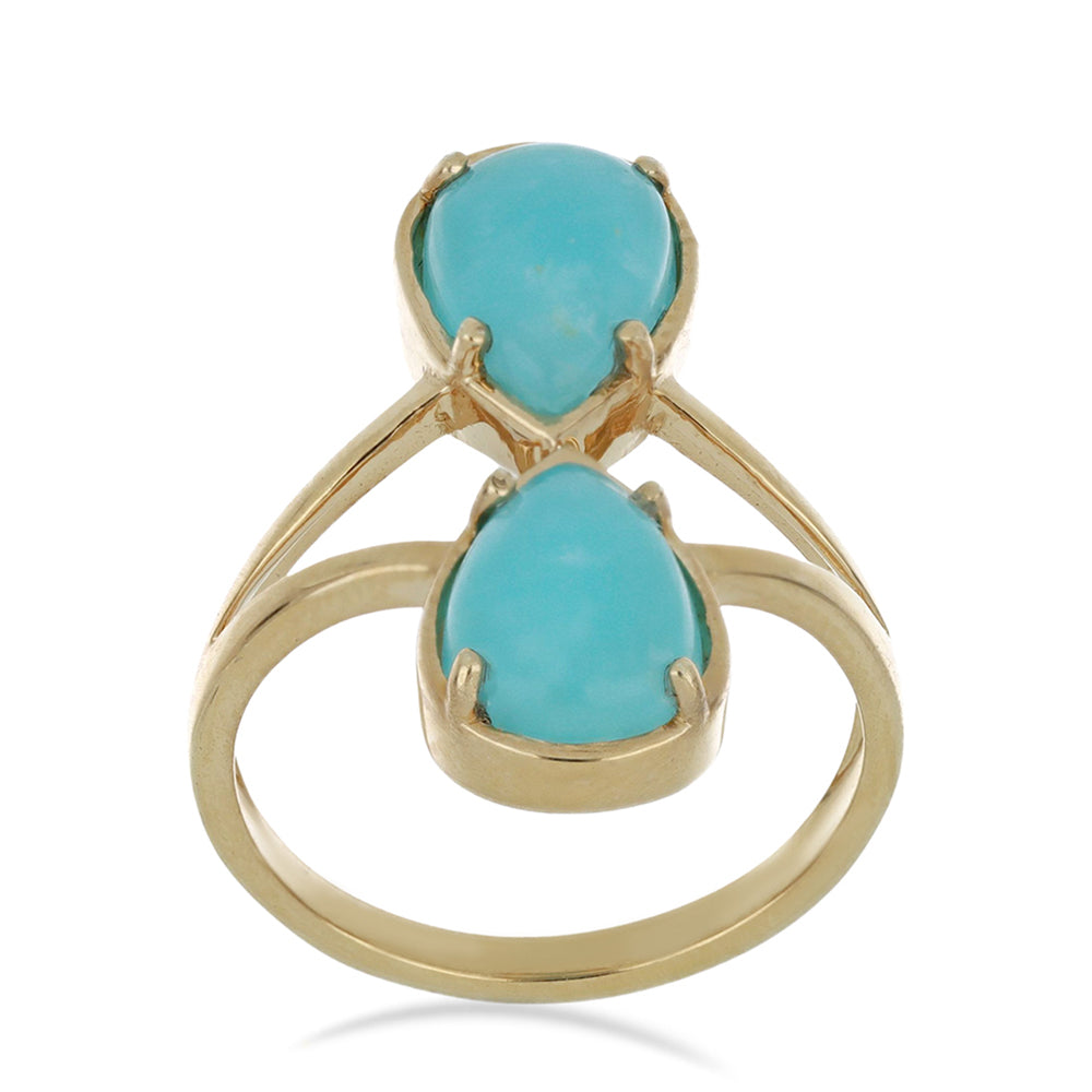 Goldplattierter Silberring 4