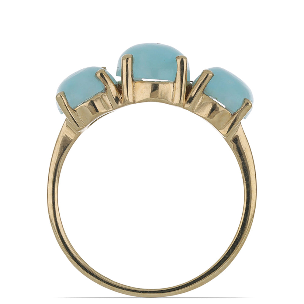 Goldplattierter Silberring 2