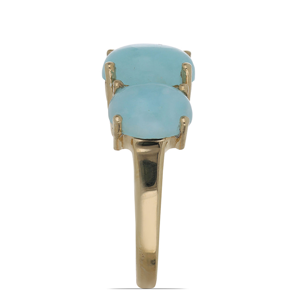 Goldplattierter Silberring 3