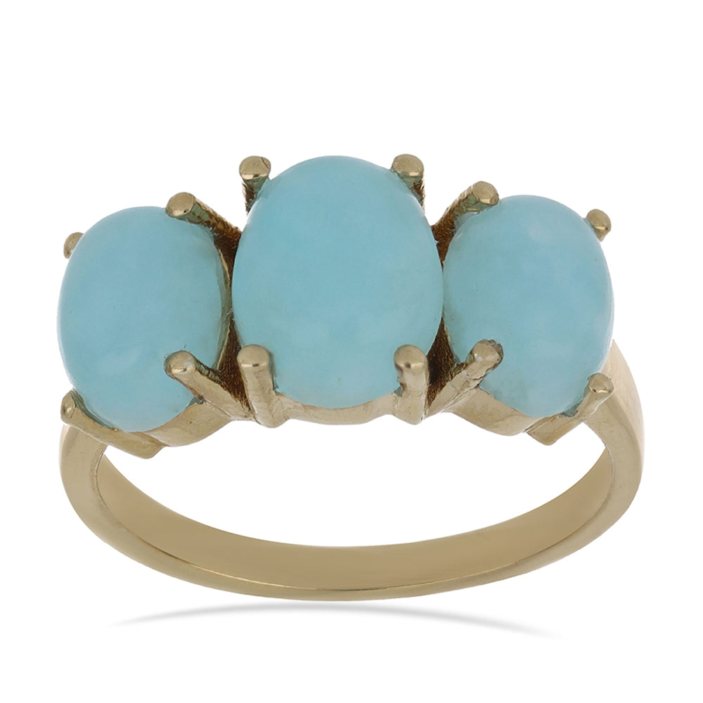 Goldplattierter Silberring 4