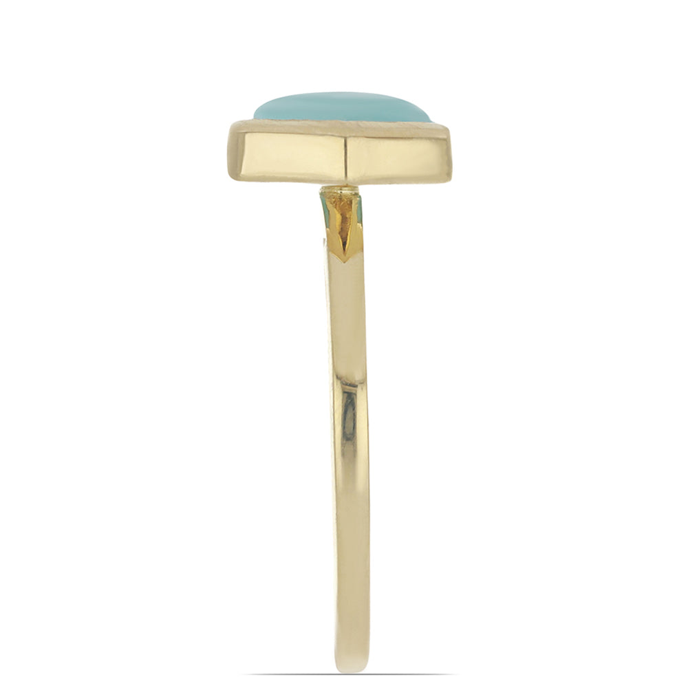 Goldplattierter Silberring 2