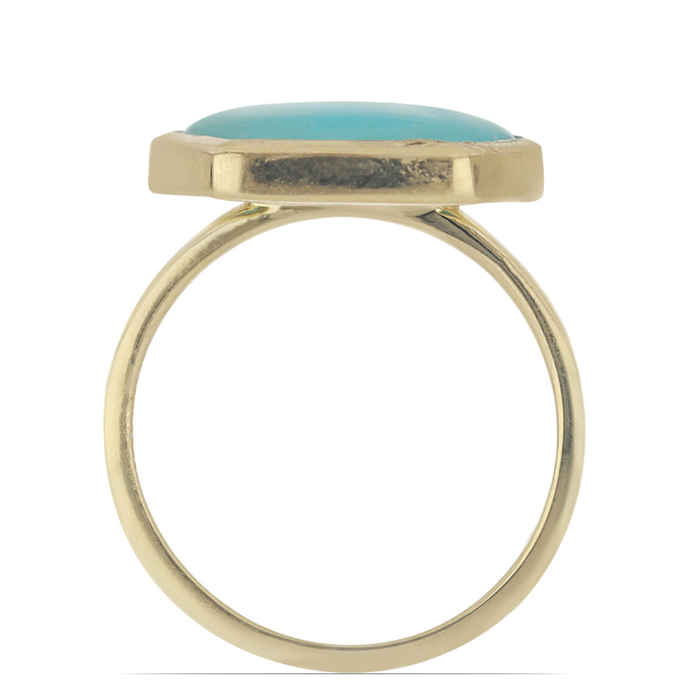 Goldplattierter Silberring 3