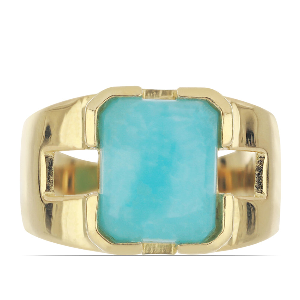 Goldplattierter Silberring