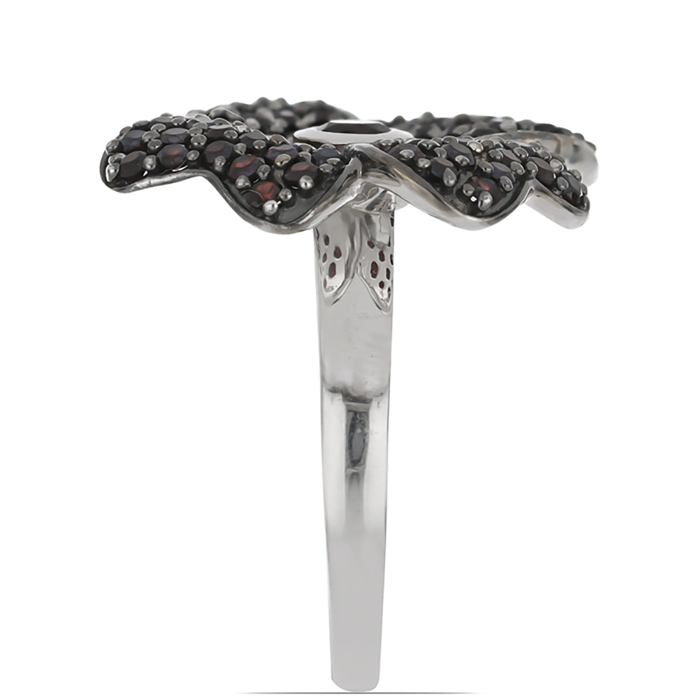 Silberring mit Barton Granat