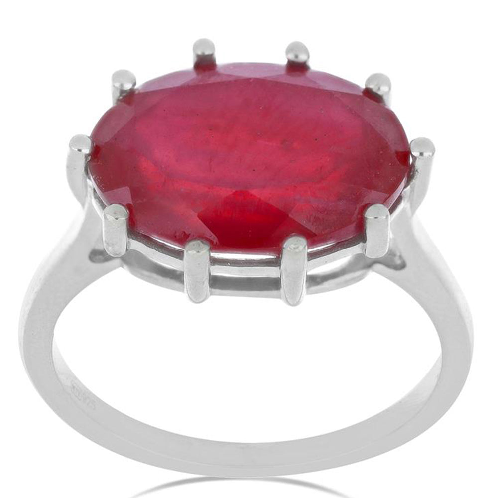 Silberring mit Rubin aus Madagaskar 2