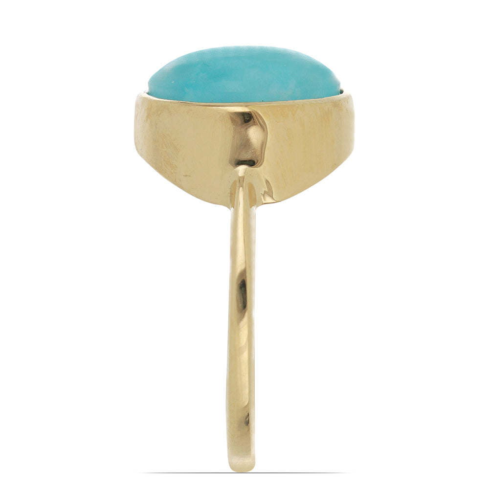 Goldplattierter Silberring