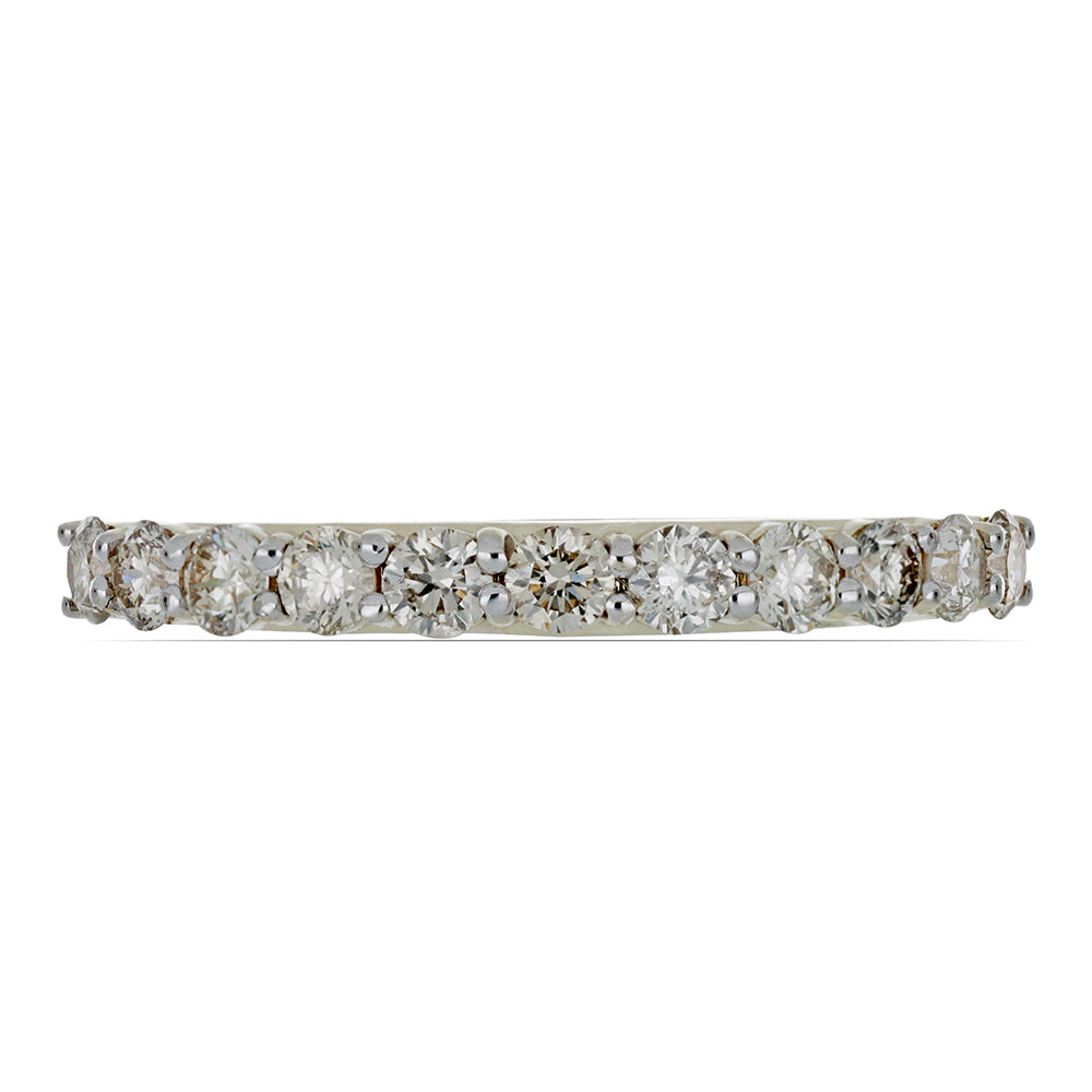 Goldring mit weißem Diamant 1