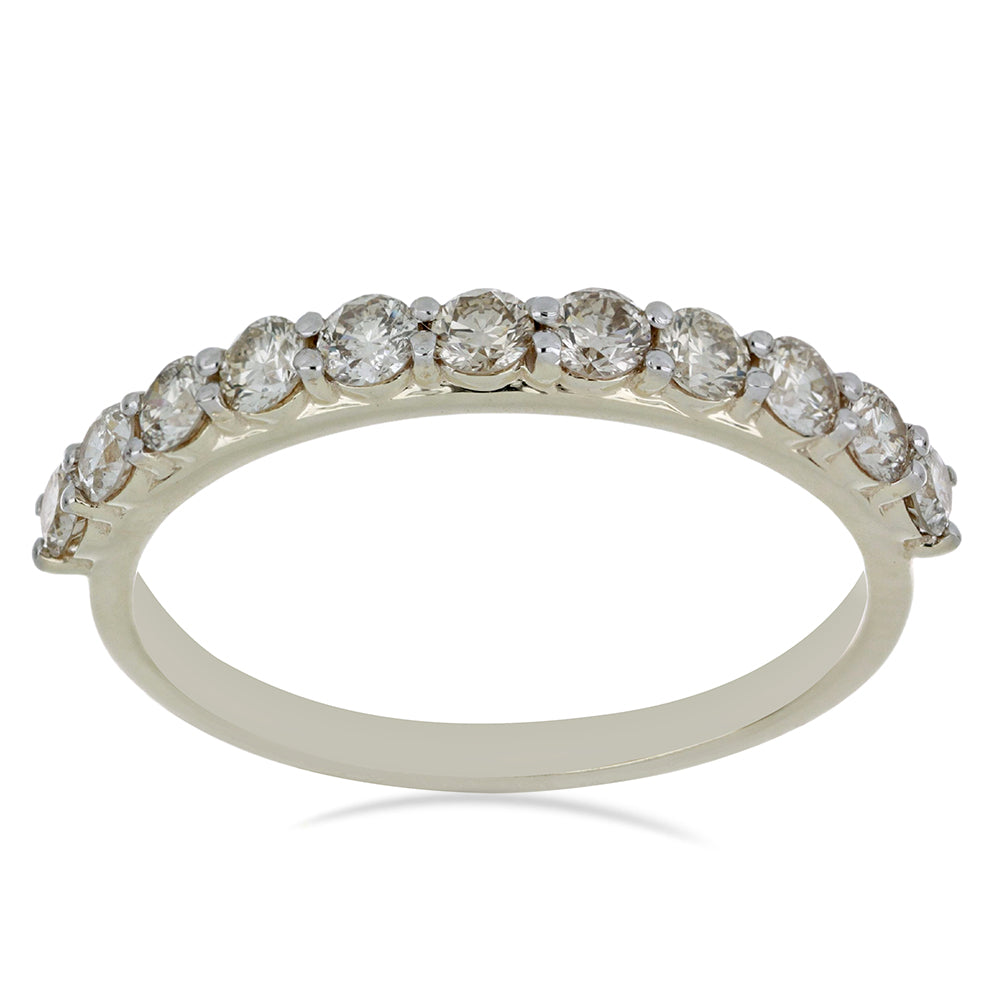 Goldring mit weißem Diamant 3