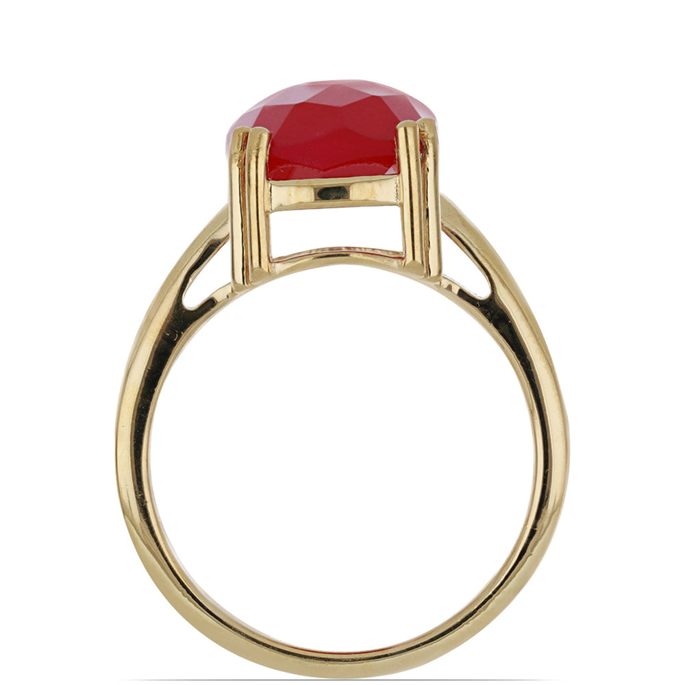 Goldplattierter Silberring 2