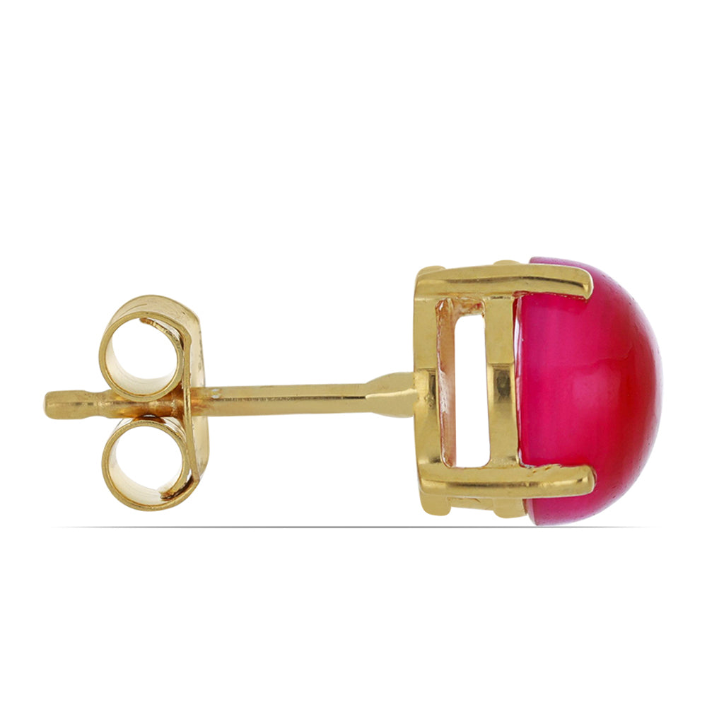 Goldplattierte Silberohrringe