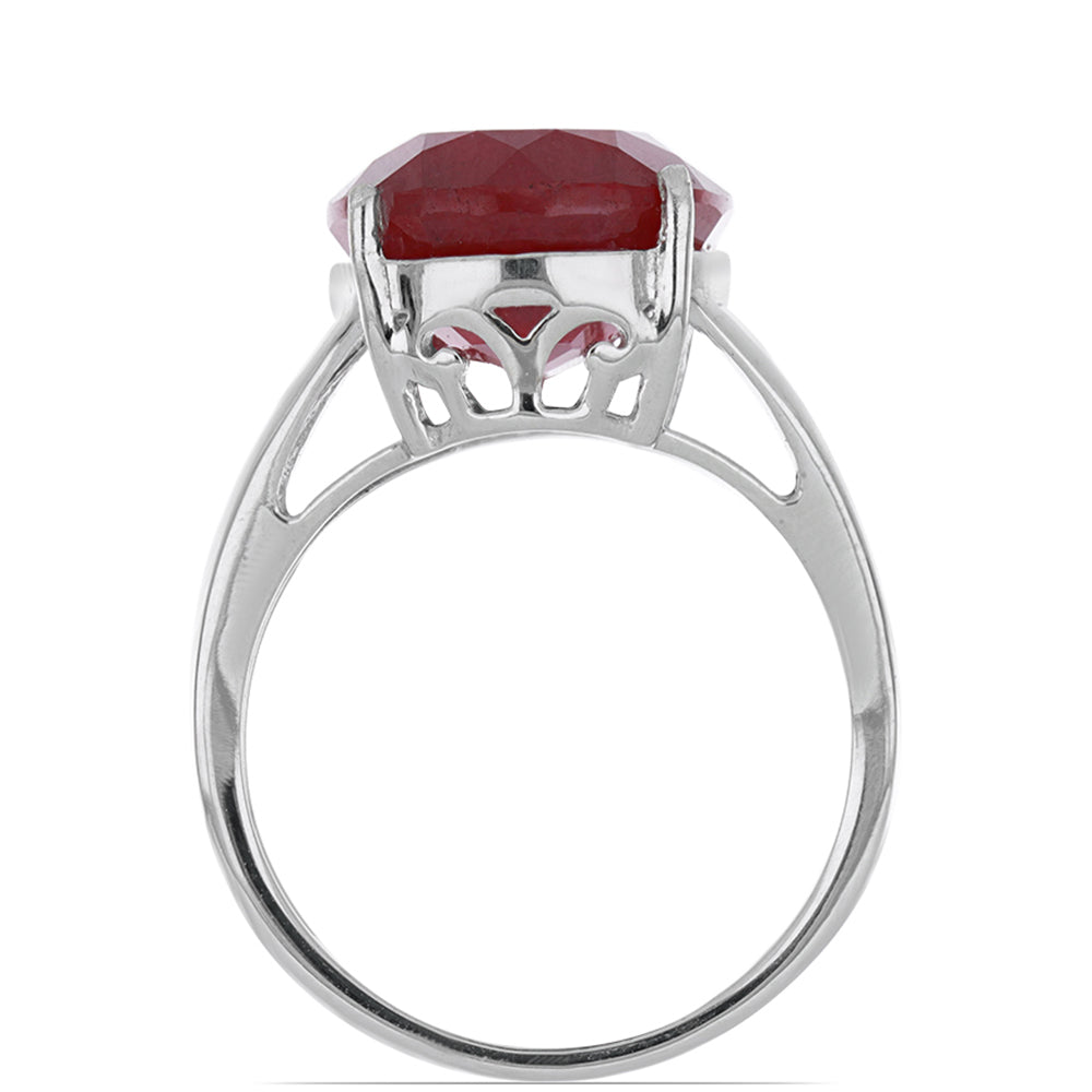 Silberring mit Rubin aus Madagaskar 2