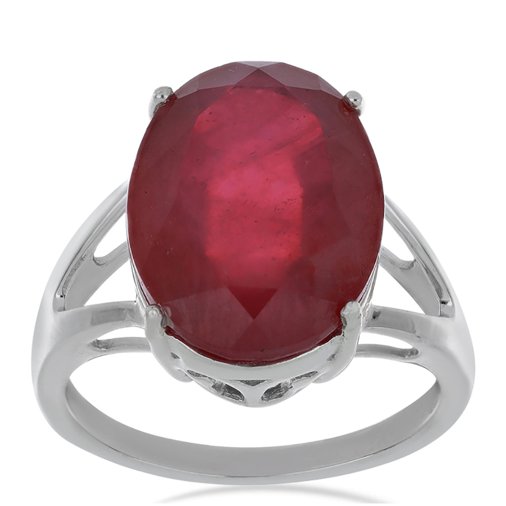 Silberring mit Rubin aus Madagaskar 3