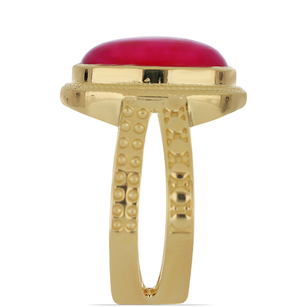 Goldplattierter Silberring