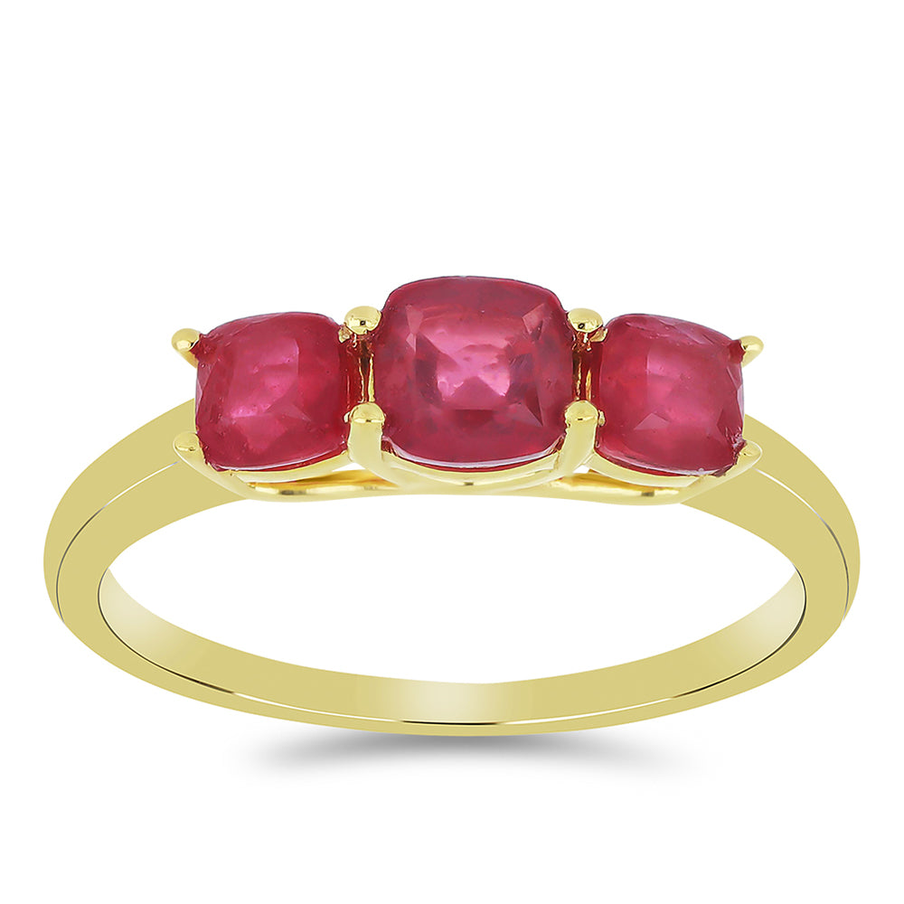 Goldring mit Rubin aus Madagaskar 3